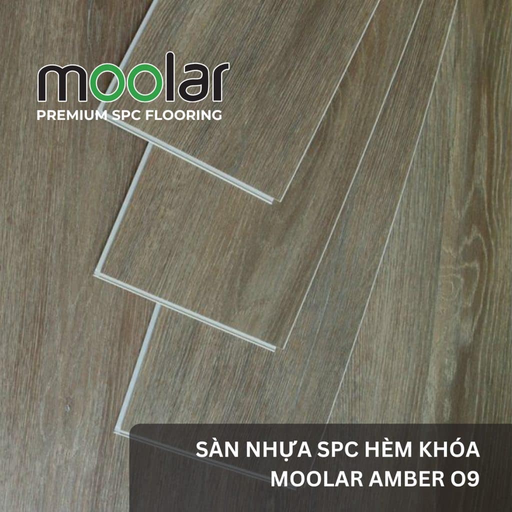 Sàn Nhựa Hèm Khóa Moolar Amber 09