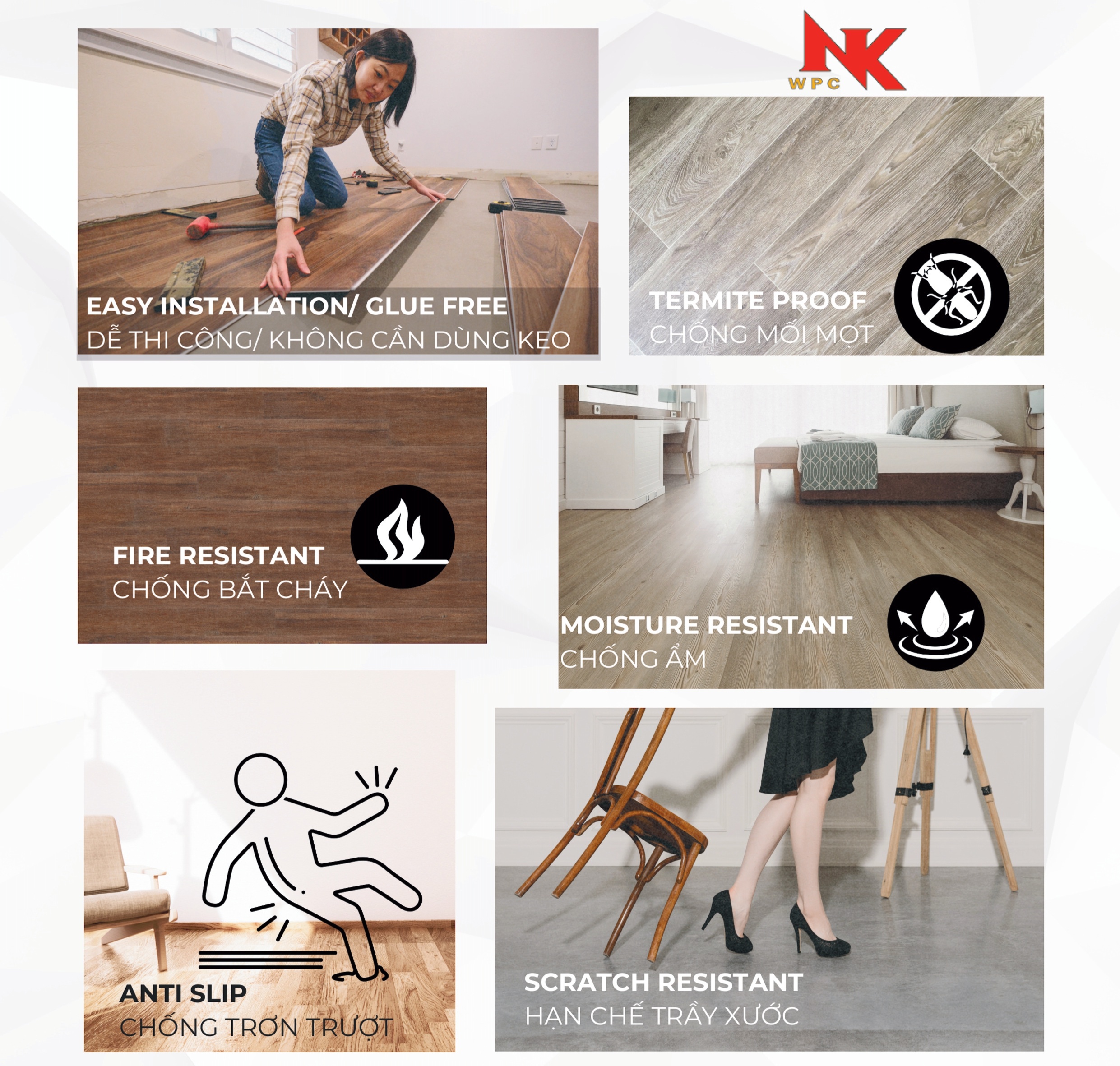Sàn Nhựa Hèm Khóa san go nhua hem khoa moolar